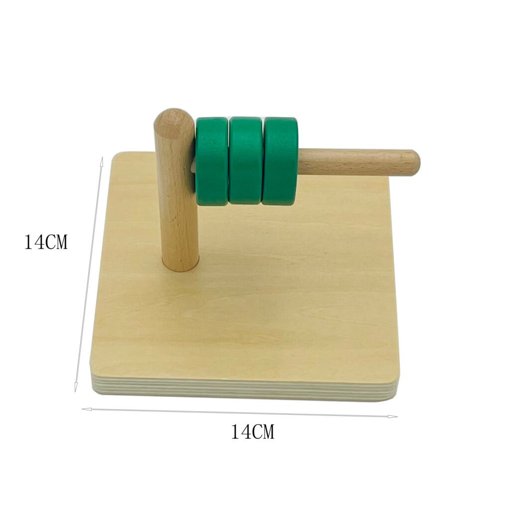 Discs on Horizontal Dowel